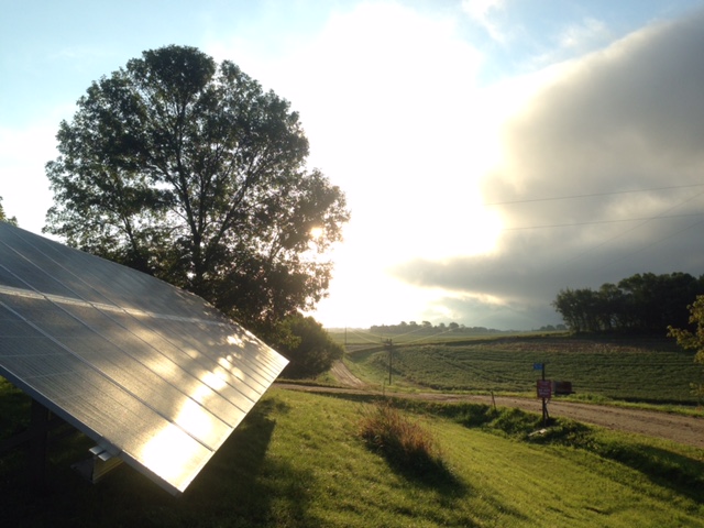 8.8kW solar array Howard, Lake MN