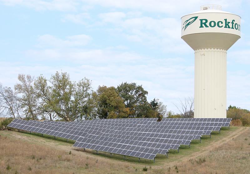 Rockford Community Solar (photo credit WH Coop Elec Assoc)