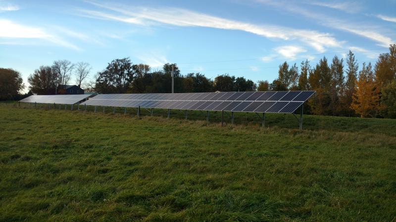 Solar installation at Pastures a Plenty